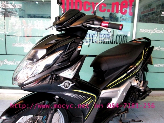 NOUVO SX  สีดำ ปี55  รุ่นใหม่ ระบบหัวฉีด โปรโมชั่นราคาเบาๆ ของแถม 3 รายการ 27900