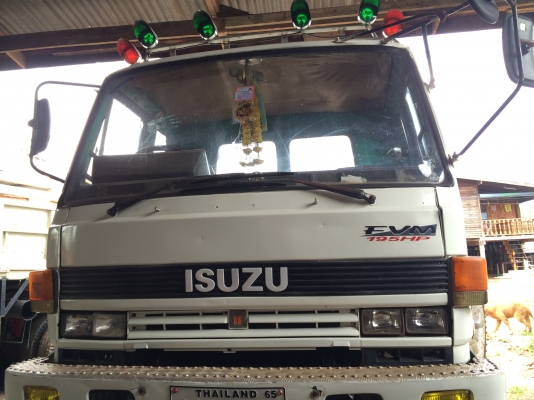 ขายเทลเลอร์บรรทุกแบคโฮ 10 ล้อ 2 เพลา ยี่ห้อ ISUZU Rocky 210 เครื่องยนต์ 6 bg เทอร์โบ อินเตอร์คลูเลอร์