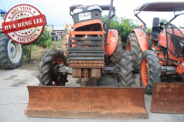 AUC 5 Code 168  แทรกเตอร์ KUBOTA M7040  ราคา เริ่มต้นการประมูล 360,000 บาท