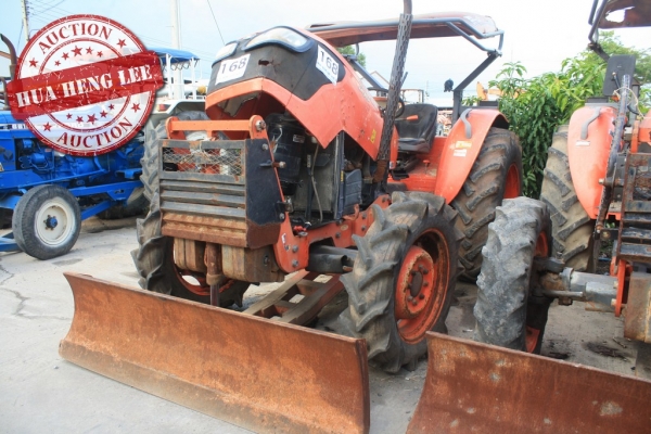AUC 5 Code 168  แทรกเตอร์ KUBOTA M7040  ราคา เริ่มต้นการประมูล 360,000 บาท
