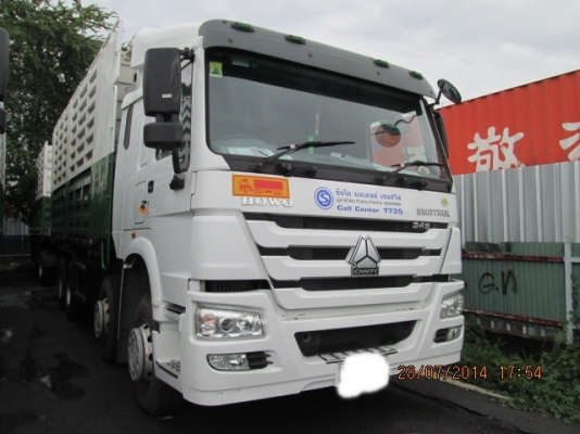 ขายถูก ไซโนทรัค 12 ล้อ NGV ดั้มเสาอากาศ วิ่ง 28,000 กม
