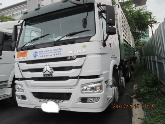 ขายถูก ไซโนทรัค 12 ล้อ NGV ดั้มเสาอากาศ วิ่ง 28,000 กม