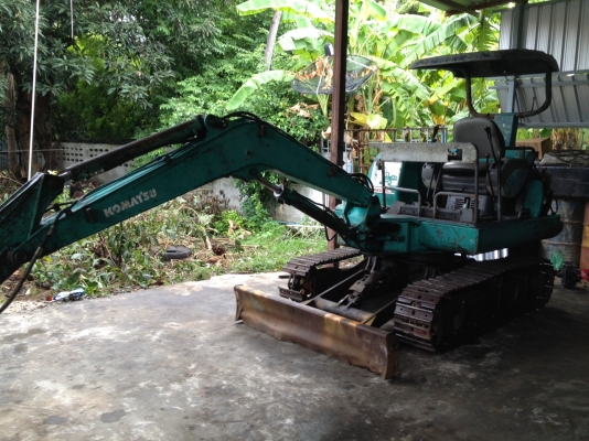 ขายรถแบคโฮ KOMATSU PC 30 - 7 ปั๊มนิ้ว มีไลด์ห้วเจาะ ไฟฟ้าตัด ใชงานได้เลย