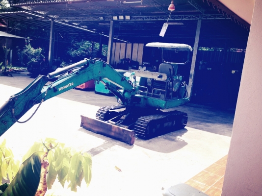 ขายรถแบคโฮ KOMATSU PC 30 - 7 ปั๊มนิ้ว มีไลด์ห้วเจาะ ไฟฟ้าตัด ใชงานได้เลย