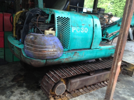 ขายรถแบคโฮ KOMATSU PC 30 - 7 ปั๊มนิ้ว มีไลด์ห้วเจาะ ไฟฟ้าตัด ใชงานได้เลย