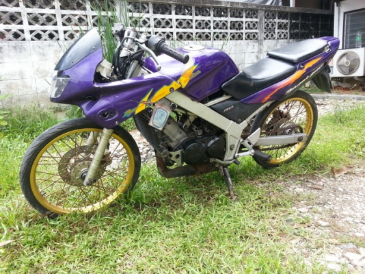 ++ ขาย Honda LS-125T สีน้ำเงิน มีทะเบียนพร้อมชุดโอน ++