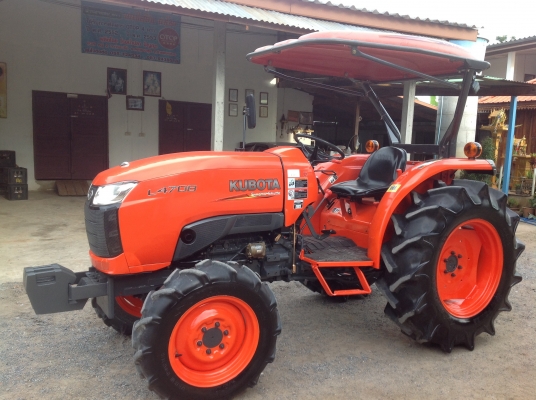 ปัญญาแทรคเตอร์มาแล้ว...จัดมาให้ตามคำเรียกร้อง  คูโบต้า L4708 ทำงาน1024ชม. โรตาลี่ RX182 (เพิ่มใบมีดใหม่ FD 185 ของศูนย์ 54,000) จัดส่ง อ.เมือง จ.กำแพงเพชร
