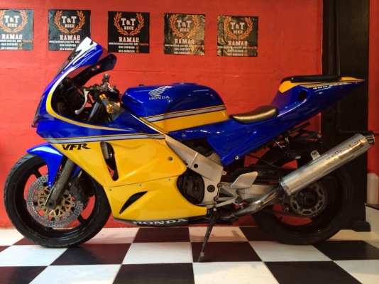 T&amp;T BIKE RAMA2ขายHONDA VFR NC30 ปี96 แฟริ่งแต่ง RC212 ทะเบียนแท้ๆราคา 61500 ฿