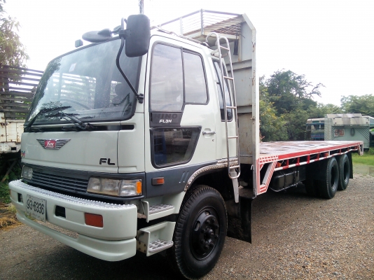 10 ล้อ 1 เพลา พื้นเรียบ  *ตัวยาวพิเศษ*  HINO  FL3H 195 แรงม้า *ยาว 7.50 ม.* รถสวยเดิม_พร้อมใช้งาน *รถห้างแท้* มีเล่มพร้อมโอน *