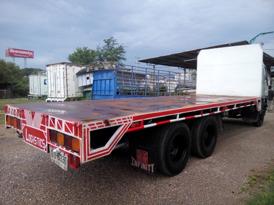 10 ล้อ 1 เพลา พื้นเรียบ  *ตัวยาวพิเศษ*  HINO  FL3H 195 แรงม้า *ยาว 7.50 ม.* รถสวยเดิม_พร้อมใช้งาน *รถห้างแท้* มีเล่มพร้อมโอน *