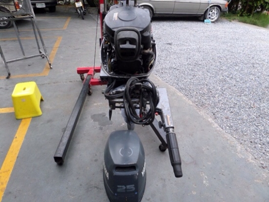 ขาย เครื่องเรือ YAMAHA 25 แรง 4 จังหวะ นำเข้าจากญี่ปุ่น ราคา 55,000