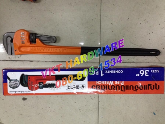 ประแจจับแป๊ปขาเดี่ยว META 36"