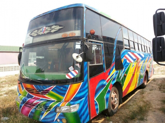 ขายรถบัสพัดลม HINO เครื่อง 195 แรงม้า ช่วงล่าง ZM เบรคน้ำ ทะเบียน 30 เบาะเอนนอน ราคา 350000