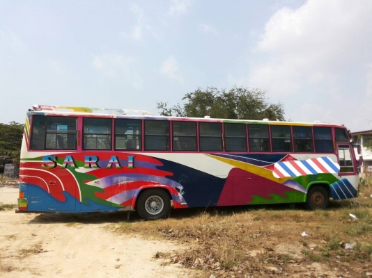 ขายรถบัสพัดลม HINO เครื่อง 195 แรงม้า ช่วงล่าง ZM เบรคน้ำ ทะเบียน 30 เบาะเอนนอน ราคา 350000