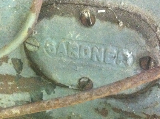 เครื่องยนต์ดีเซล 5 สูบ GARDNER ขนาด 75 แรงม้า ถอดจากโรงสี สภาพสวยก่อนเลิกใช้งานทำงานได้ดี พร้อมแท่น