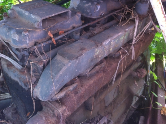 เครื่องยนต์ดีเซล 5 สูบ GARDNER ขนาด 75 แรงม้า ถอดจากโรงสี สภาพสวยก่อนเลิกใช้งานทำงานได้ดี พร้อมแท่น