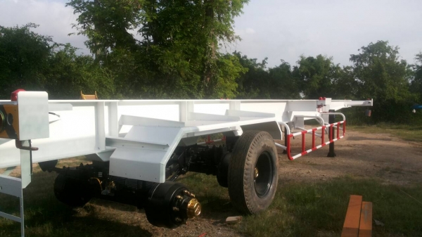 รถเทรลเลอร์นำลาภ  มงคลสยาม หางก้างปลา  40 ฟุต 2  เพลา   NUM  LAP  ใหม่