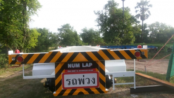 รถเทรลเลอร์นำลาภ  มงคลสยาม หางก้างปลา  40 ฟุต 2  เพลา   NUM  LAP  ใหม่