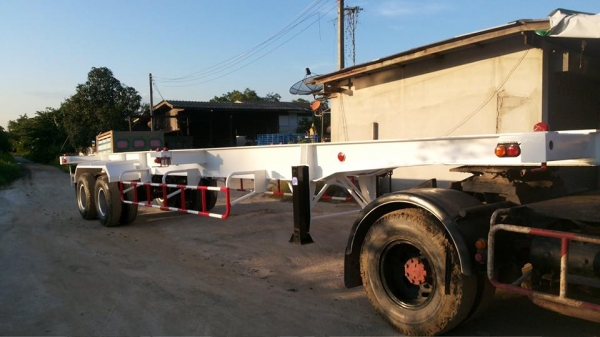 รถเทรลเลอร์นำลาภ  มงคลสยาม หางก้างปลา  40 ฟุต 2  เพลา   NUM  LAP  ใหม่