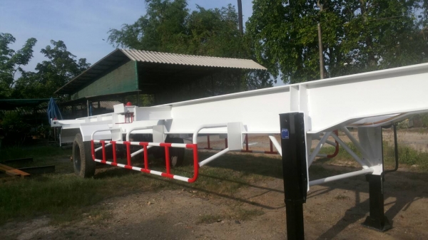 รถเทรลเลอร์นำลาภ  มงคลสยาม หางก้างปลา  40 ฟุต 2  เพลา   NUM  LAP  ใหม่