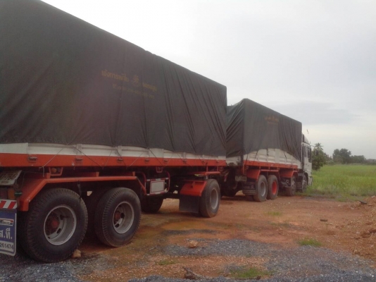 ขายรถพ่วง 24 ล้อ 2 เพลา แม่-ลูก กระบะเหล็กคอกเกษตรดั้ม HINO PROFIA K13C-335 แรง รถสวยๆราคา2000000 จัดแน้นร์ได้ สนใจโทร