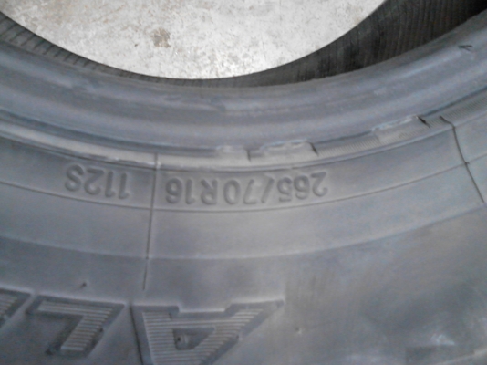 265/70R16 NITTO TERRA GRAPPLER ALL TERRAIN  มี 2 เส้น TEL.081-427-3941