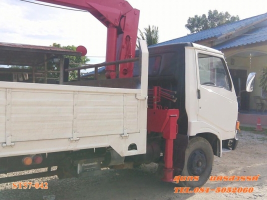 ขายด่วน รถบรรทุก 6 ล้อ HINO 117 แรง พร้อมเครน TADANO 3 ตัน 3 ท่อน สภาพพร้อมใช้งาน ราคาสุดคุ้ม ขายด่วน รถบรรทุก 6 ล้อ HINO 117 แรง พร้อมเครน TADANO 3 ตัน 3 ท่อน สภาพพร้อมใช้งาน ราคาสุดคุ้ม