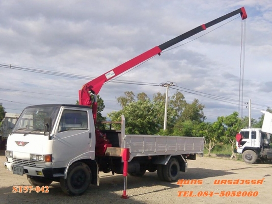 ขายด่วน รถบรรทุก 6 ล้อ HINO 117 แรง พร้อมเครน TADANO 3 ตัน 3 ท่อน สภาพพร้อมใช้งาน ราคาสุดคุ้ม