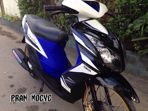 ขายyamaha mio-z สีดำน้ำเงินขาว ปี2554 ขายyamaha mio-z สีดำน้ำเงินขาว ปี2554