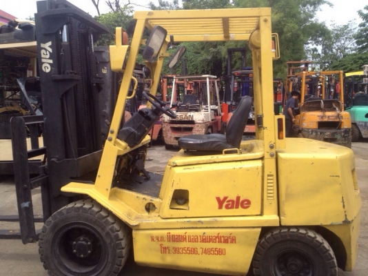ขายด่วนๆ ราคาพิเศษๆ รถยก YALE น้ำหนักยก 3 ตัน เสาสูง 3 เมตร เครื่องดีเซล เกียร์ออโต้