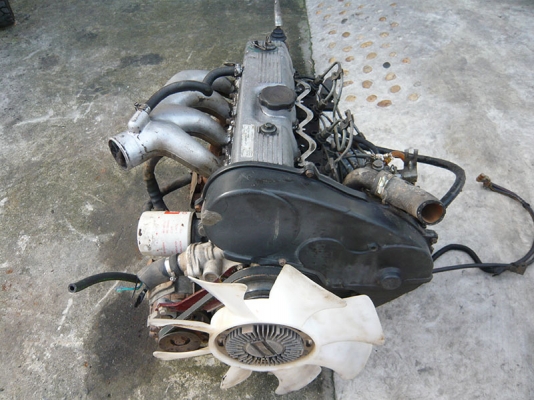 ขายเครื่องยนต์ดีเซล mitsu 4D56 พร้อมเกียร์ 17550 บาท