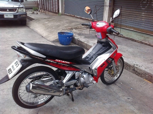 Spark  ปี 50 สีแดง ดำ เครื่องดี เครื่องเดิมๆ  มีเล่มเอกสารครบ ไม่มีควัน ไม่หลวม