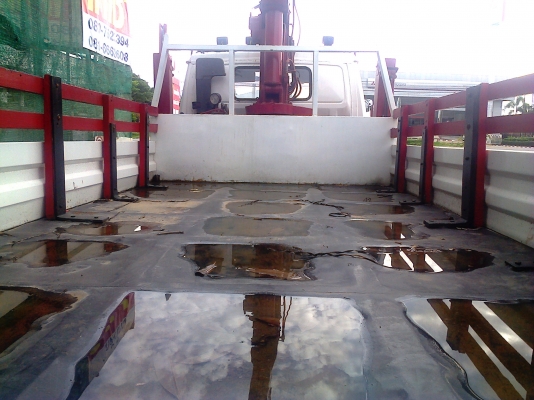 หกล้อ HiNo-FB-พร้อมเครนUNIC3ตัน พร้อมใช้งาน ทะเบียนชุดโอนพร้อม