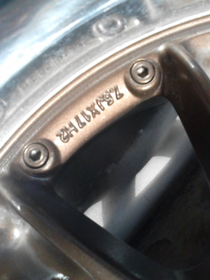 7.5JX17  ขอบ 17   ขนาด 5 รู  BENZ BMW  ชุด 4 วง  TEL.081-427-3941