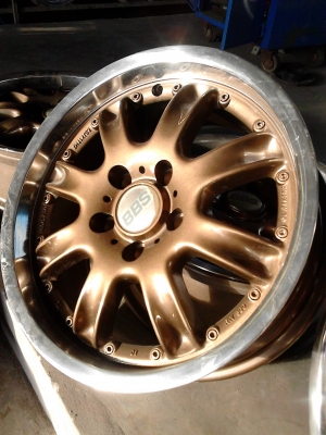 7.5JX17  ขอบ 17   ขนาด 5 รู  BENZ BMW  ชุด 4 วง  TEL.081-427-3941