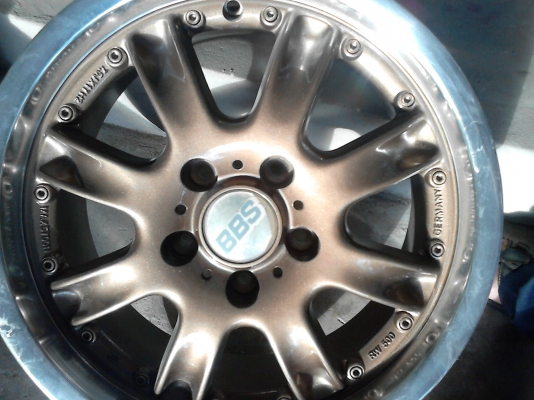 7.5JX17  ขอบ 17   ขนาด 5 รู  BENZ BMW  ชุด 4 วง  TEL.081-427-3941