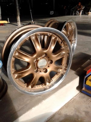7.5JX17  ขอบ 17   ขนาด 5 รู  BENZ BMW  ชุด 4 วง  TEL.081-427-3941