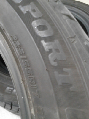 225/55R17 ปี2013 DUNLOP SP SPORT LM 703.  ุtel.081-427-3941