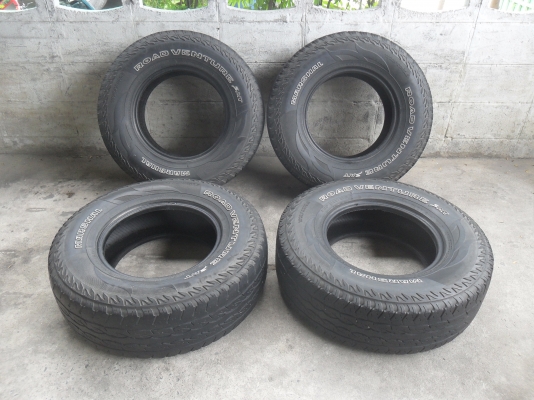 ยาง MARSHAL 265/75R16 ปี11 ผ้าใบ 10ชั้น สวยๆ 4 เส้น ราคา 4000 บาท