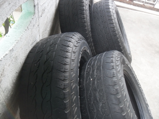 ยาง MARSHAL 265/75R16 ปี11 ผ้าใบ 10ชั้น สวยๆ 4 เส้น ราคา 4000 บาท