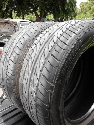 225/55R17 ปี2013 DUNLOP SP SPORT LM 703 มี 2 เส้น Tel.081-427-3941