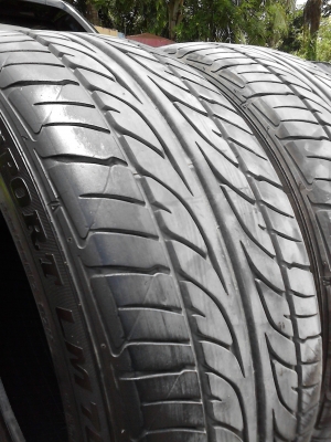 225/55R17 ปี2013 DUNLOP SP SPORT LM 703 มี 2 เส้น Tel.081-427-3941