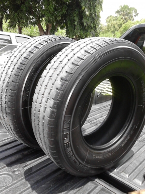 215R15C MICHELIN XCD   ทั้ง 2 เส้นไม่มีปะ ใหม่ๆ   TEL.081-427-3941