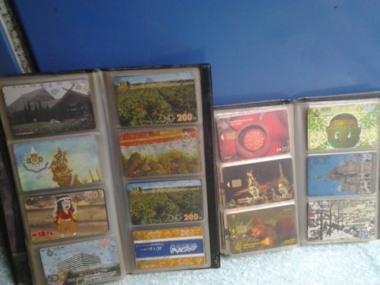 บัตรโทรศัพท์และบัตรเติมเงินสำหรับนักสะสม