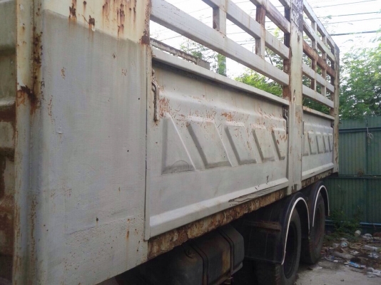 ขายรถบรรทุกสิบล้อดัมพ์ HINO 3H เครื่องเดิม 195 แรง 2 เพลา กระบะดัมพ์สามมิตร รถจอดนาน ทะเบียนม.79