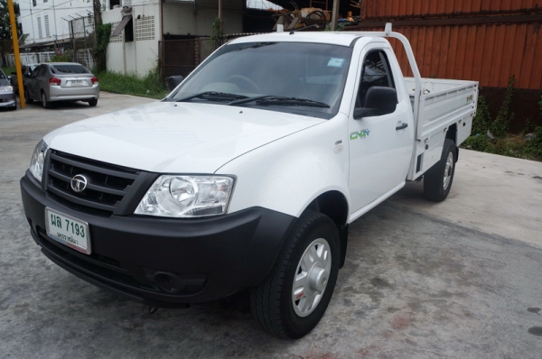 TATA ปี 2013 ติดแก็ส CNG 3 ถัง ใต้ท้อง รถสวย เครื่องแน่นๆวิ่งดีมาก ช่วงล่างแน่น แอร์เย็นๆ เบาะหนังสภาพดี กระบะหลังสวย สีสวย รภพร้อมใช้งาน จัดไฟแนนได้