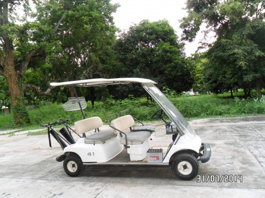 รถกอล์ฟเบนซินเครื่องยนต์YANMARเกียร์ออโต้เก่าญี่ปุ่น4ที่นั่งขายที่โคราช