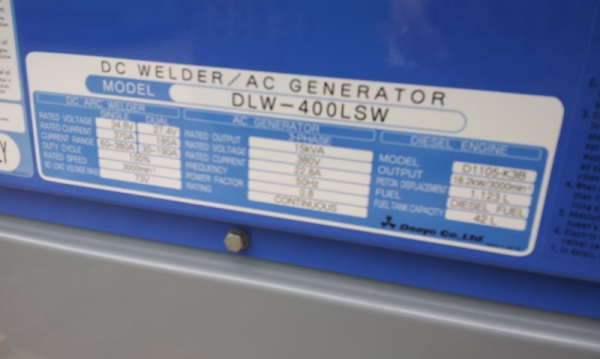 DLW-400LSW : Diesel Engine Welder &amp; Generator   by กุ้ง 0813062283