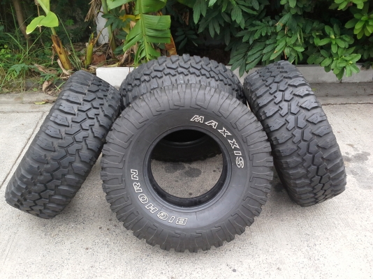 ยางMaxxis bighorn33x12.5x15 ปี12 สวยๆ1ชุด ยางMaxxis bighorn33x12.5x15 ปี12 สวยๆ1ชุด