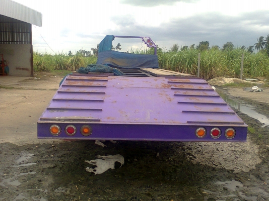 หางบรรทุกรถแบคโฮ ติด 12 ล้อ สภาพเหมือนใหม่